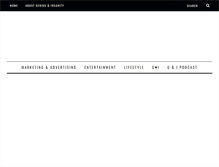 Tablet Screenshot of geniusandinsanity.com